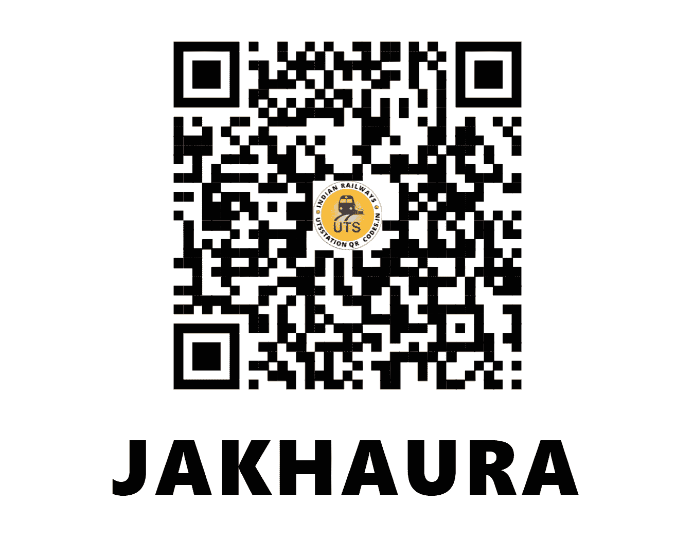 UTS QR Code for JAKHAURA - JHA (NC - UTTAR PRADESH)